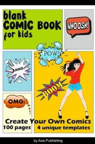 Cover of Blank Comic Book for Kids