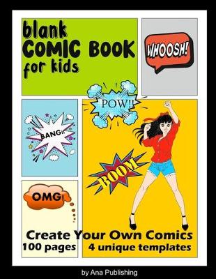 Cover of Blank Comic Book for Kids