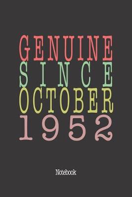 Book cover for Genuine Since October 1952
