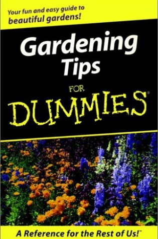 Cover of Gardening Tips for Dummies