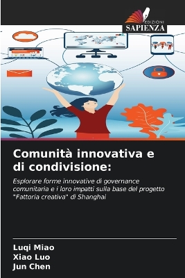 Book cover for Comunità innovativa e di condivisione