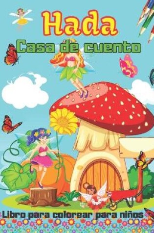 Cover of Cuento de hadas Casa libro para colorear para niños