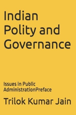 Cover of Indian Polity and Governance