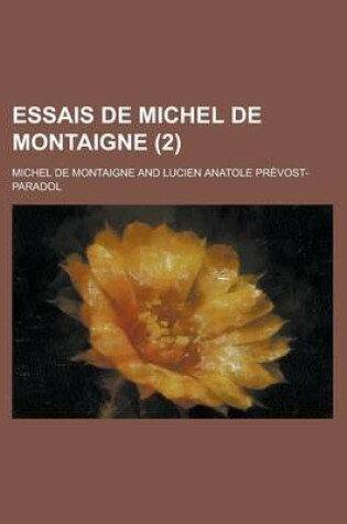 Cover of Essais de Michel de Montaigne (2)