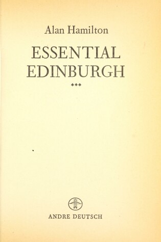 Cover of Essential Edinburgh