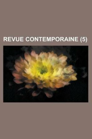 Cover of Revue Contemporaine (5)