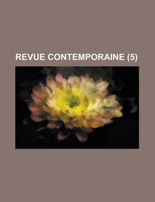 Book cover for Revue Contemporaine (5)