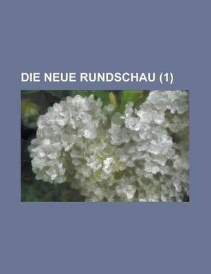 Book cover for Die Neue Rundschau (1)