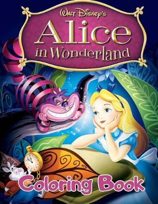 Book cover for Alice in Wonderland Coloring Book