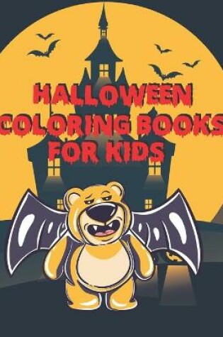 Cover of Halloween coloring books for kids