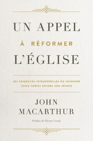 Cover of Un appel a reformer l'Eglise