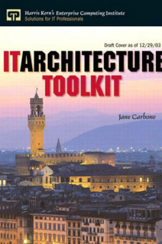 Cover of IT Architecture Toolkit