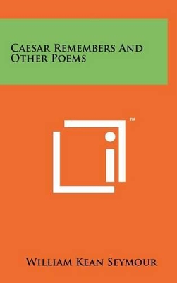 Book cover for Caesar Remembers and Other Poems