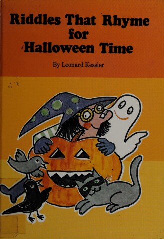 Book cover for Riddles That Rhyme for Halloween Time