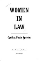 Book cover for Women in Law