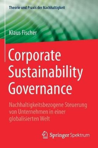 Cover of Corporate Sustainability Governance