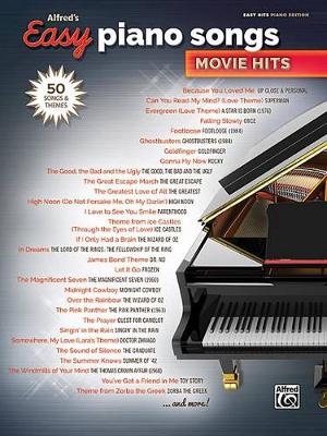 Cover of Alfred's Easy Piano Songs -- Movie Hits