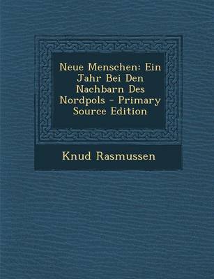 Book cover for Neue Menschen