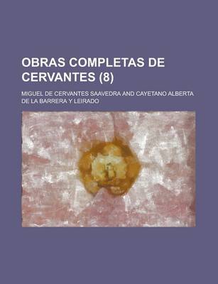 Book cover for Obras Completas de Cervantes (8)