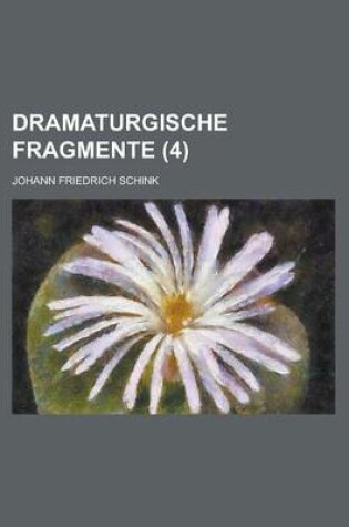 Cover of Dramaturgische Fragmente (4 )