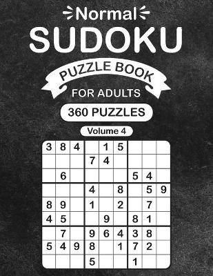 Cover of Normal Sudoku Puzzle Book For Adults Volume 4