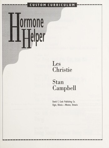 Cover of Hormone Helper