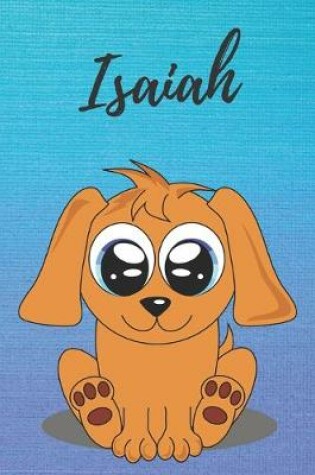 Cover of Isaiah dog coloring book / notebook / journal / diary