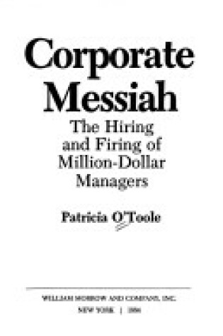 Cover of Corporate Messiah