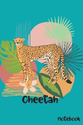 Cover of Blue Cheetah Notebook