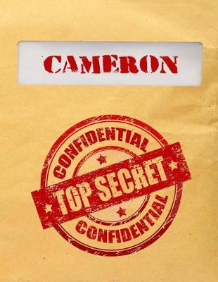 Book cover for Cameron Top Secret Confidential