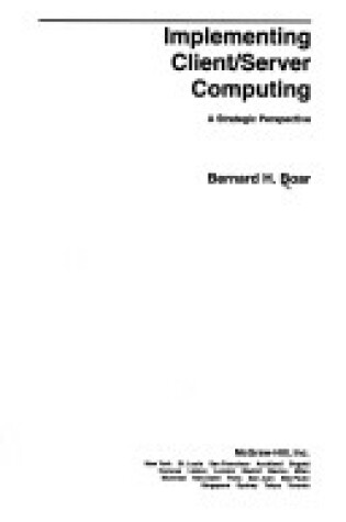 Cover of Implementing Client/Server Computing