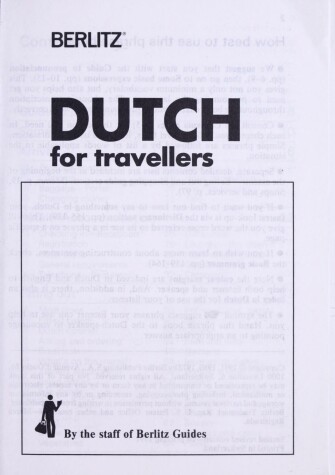 Cover of Dutch for Travellers