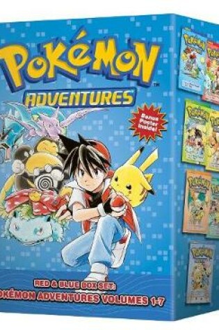 Cover of Pokémon Adventures Red & Blue Box Set (Set Includes Vols. 1-7)