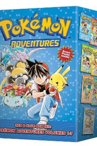 Cover of Pokémon Adventures Red & Blue Box Set (Set Includes Vols. 1-7)