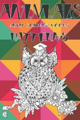 Cover of Adult Coloring Books Patterns - Animals