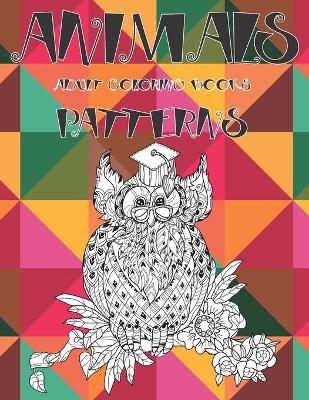 Book cover for Adult Coloring Books Patterns - Animals