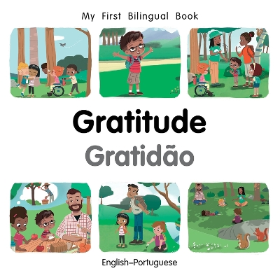 Cover of My First Bilingual Book–Gratitude (English–Portuguese)