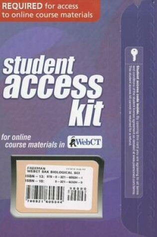 Cover of WebCT Student Access Kit for Biological Science