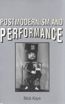 Book cover for Postmodernism and Performance