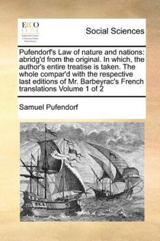 Cover of Pufendorf's Law of nature and nations