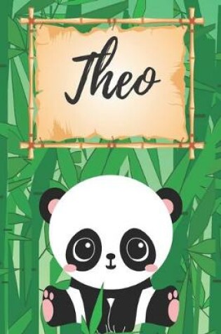 Cover of Theo Notizbuch Panda / Malbuch / Kritzelbuch / Tagebuch / Journal / DIN A5 / Geschenke