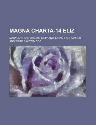 Book cover for Magna Charta-14 Eliz