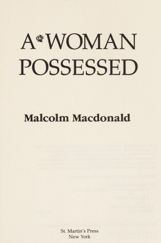 Cover of A Woman Possessed