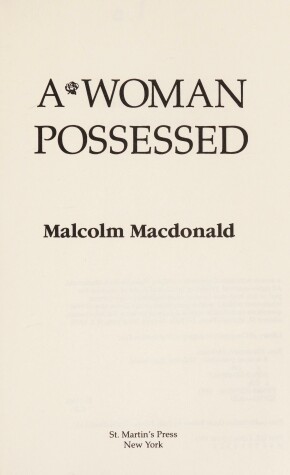 Book cover for A Woman Possessed