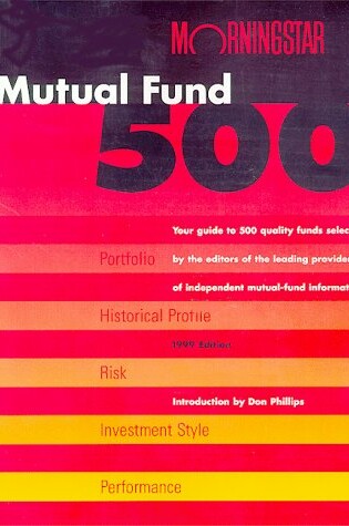 Cover of Mutual Fund 500 1999-00 Edition