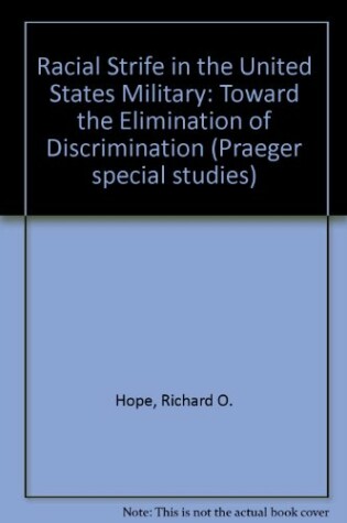 Cover of Racial Strife in the United States Military