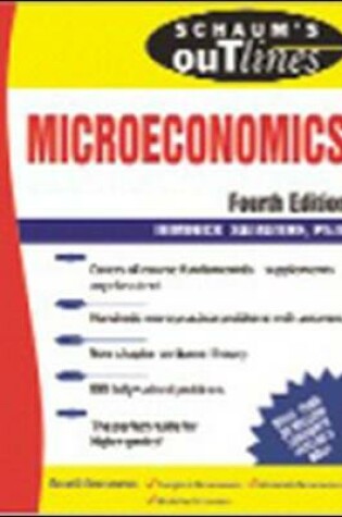 Cover of Schaum's Outline of Microeconomics, 4th Edition