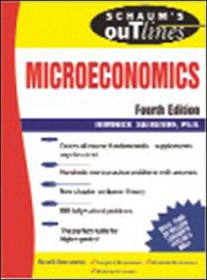 Book cover for Schaum's Outline of Microeconomics, 4th Edition