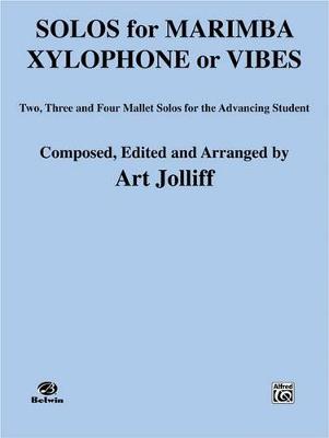 Book cover for Solos for Marimba, Xylophone or Vibes