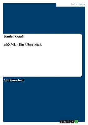 Cover of ebXML - Ein UEberblick